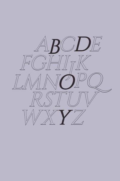 Фиолетальный Алфавит Пин в Pinterest