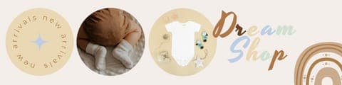Бежевый и Пастельный Фотоколлаж для Магазина Новорожденных на Etsy