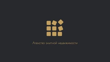 Недвижимость: Элегантные Золотые и Черные Визитки